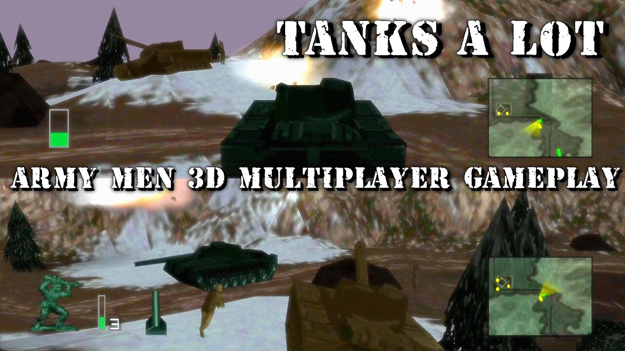 Army Men 3D - Multiplayer Capture the Flag PVP - Map: Tanks a Lot