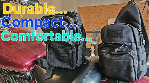 Motorcycle luggage & backpack alternative