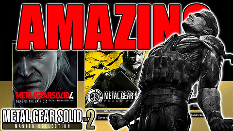 Metal Gear Solid Master Collection Vol. 2 Looks Amazing! You Can Finally Play Metal Gear Solid 4!