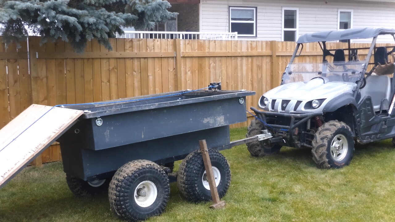 Tub Trailer Big Game Loading Ramp