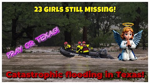Undetected Footprints of the Texas Flood! Pray for everyone to be found!