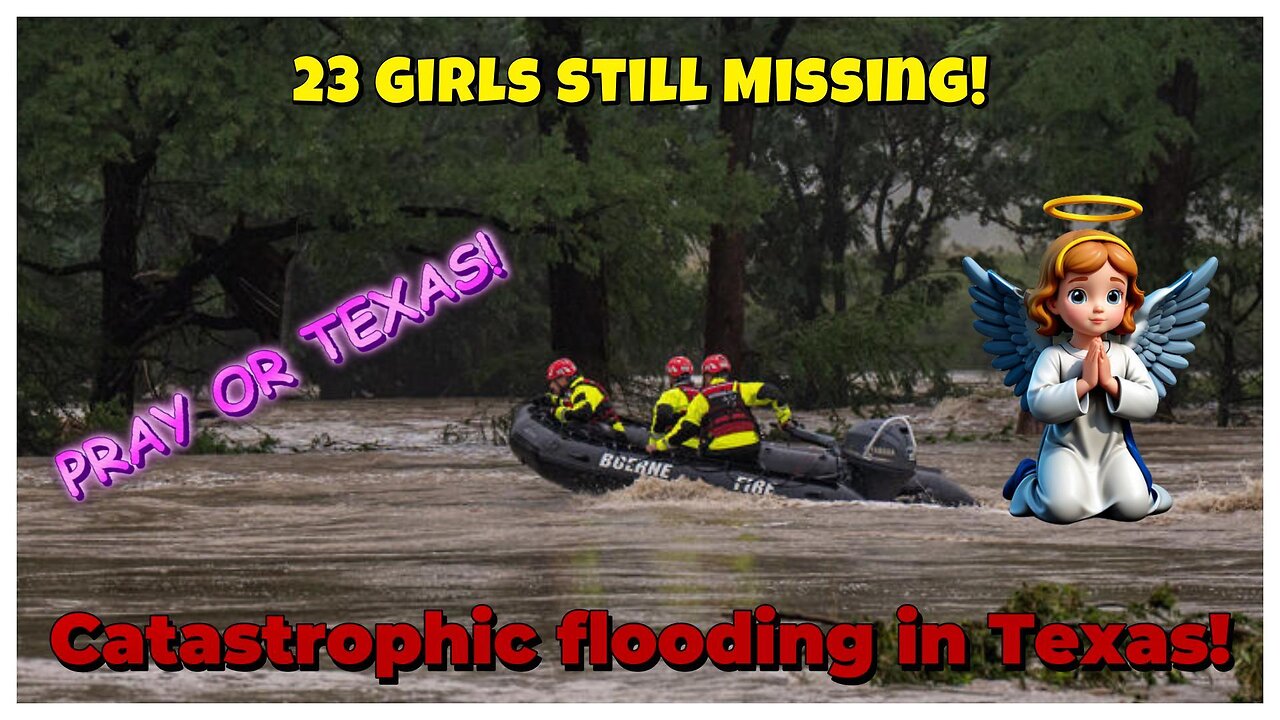 Undetected Footprints of the Texas Flood! Pray for everyone to be found!