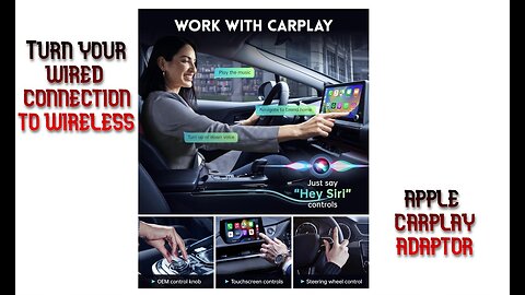 Turning your wired apple carplay to wireless has never been easier
