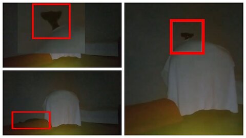 Ghost or gollum in the house caught in the frame - Scary videos