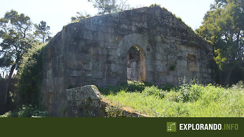 Las ruinas de la Casa de Pedro Madruga, en Bayona