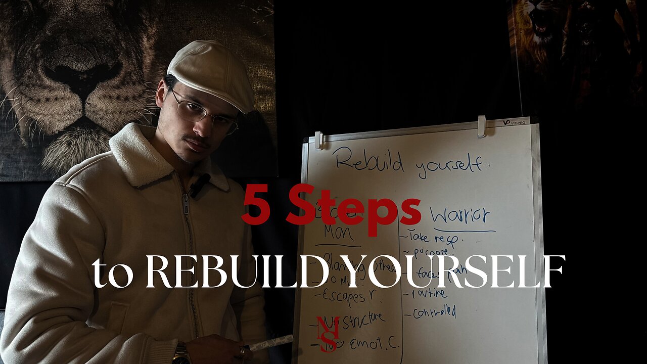 How to Rebuild Your Life as a Man from Rock Bottom. (5 steps)