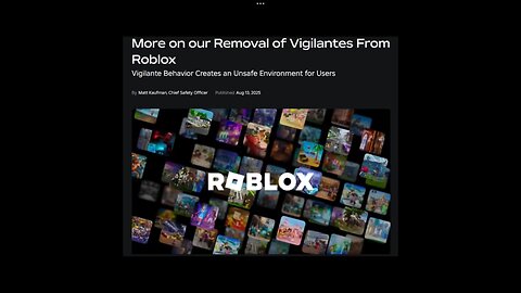 Roblox is Defending Pedos