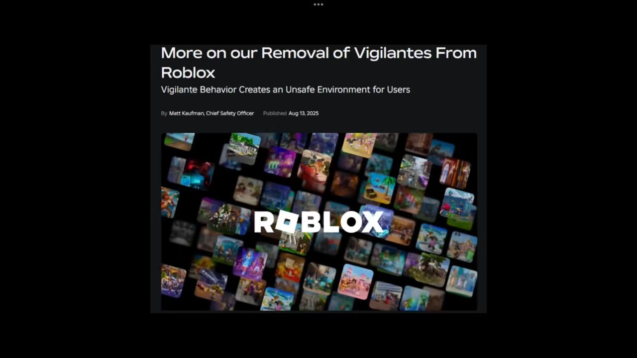 Roblox is Defending Pedos