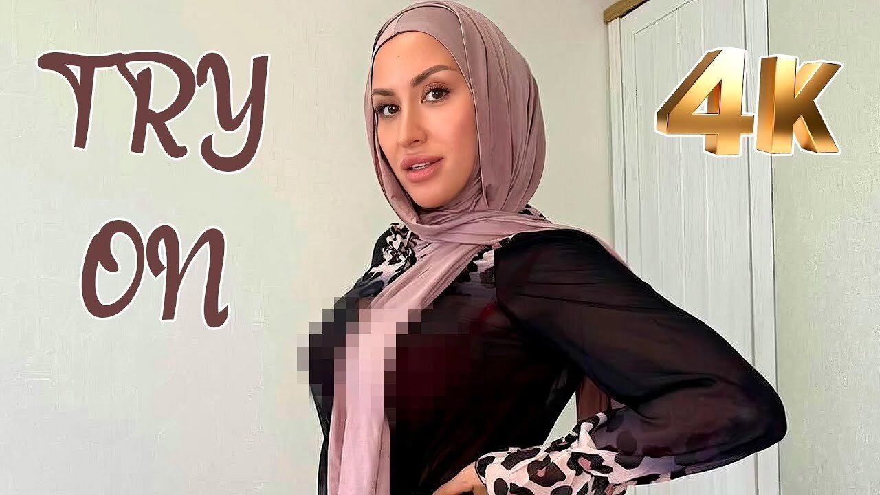[4K] Stunning Dress Try On & Review with Hijab | Try On Haul Tutorial