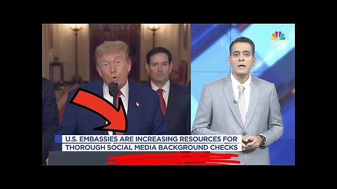 WARNING! TRUMP IS IMPLEMENTING SOCIAL MEDIA BACKGROUND CHECKS FOR U.S. VISA'S & CITIZENSHIP IS NEXT!