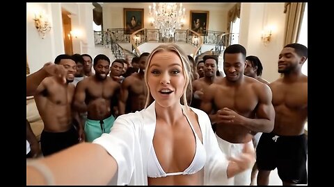 100 men vs 1 bunny 🐰