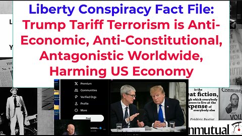 Liberty Conspiracy Fact File: Trump Job Nos Tank As Tariffs Eat Consumer Wealth