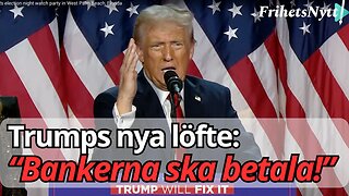 Trump SLÅR TILL mot bankcensur – Sverige i skottlinjen?