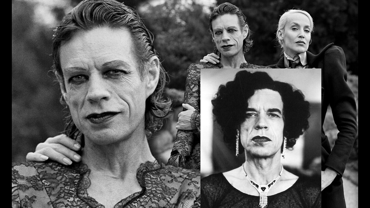 Is Mick Jagger Also a Sick Satanic LGBTQIA+ Androgynous Hermaphrodite W2M Woman!