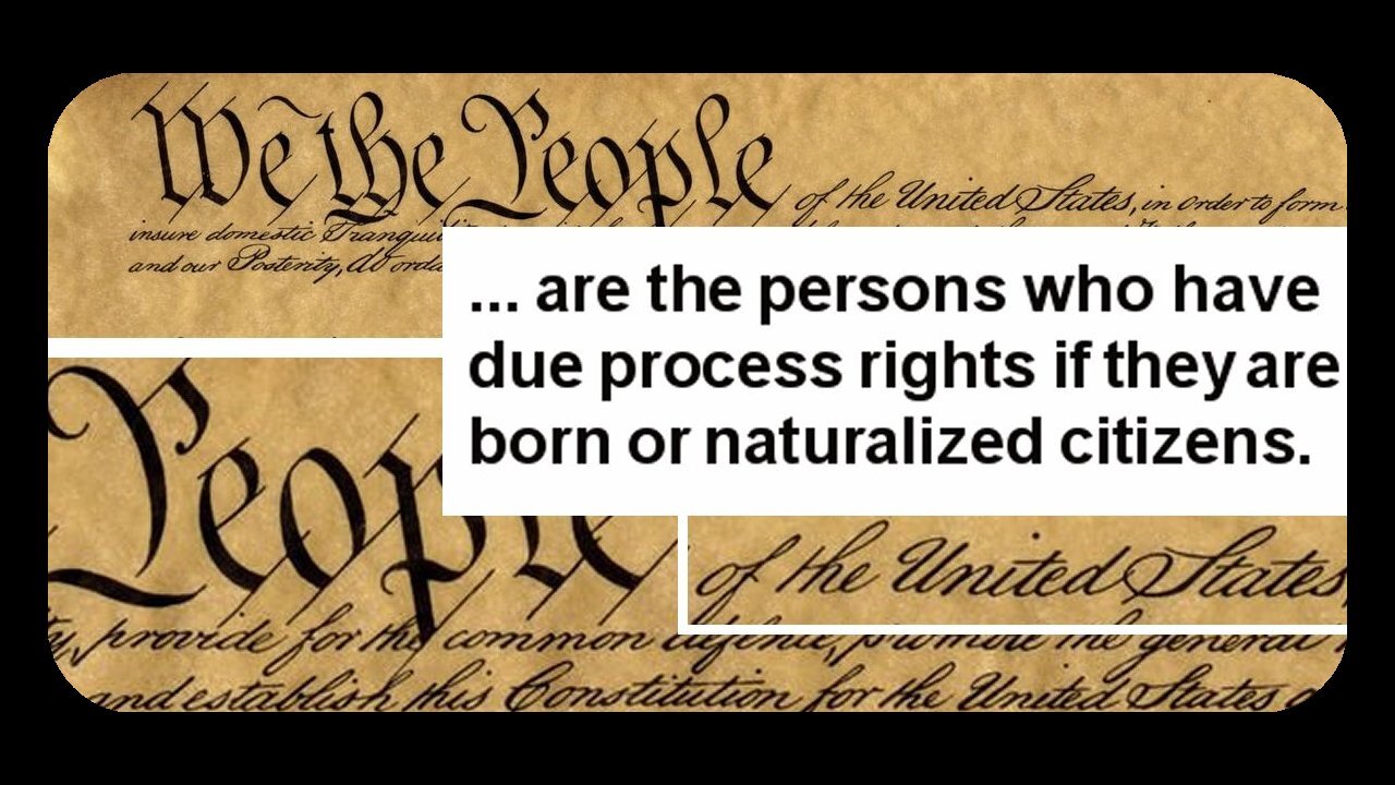 MSNBC admits only American citizens have "DUE PROCESS" - May 10, 2025