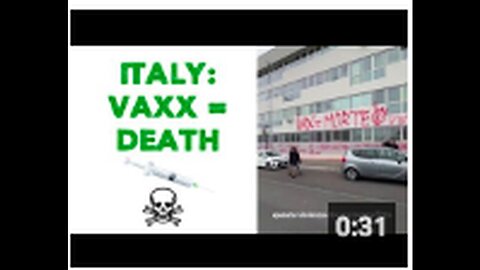 "Italy: Vaccination Equals Death"