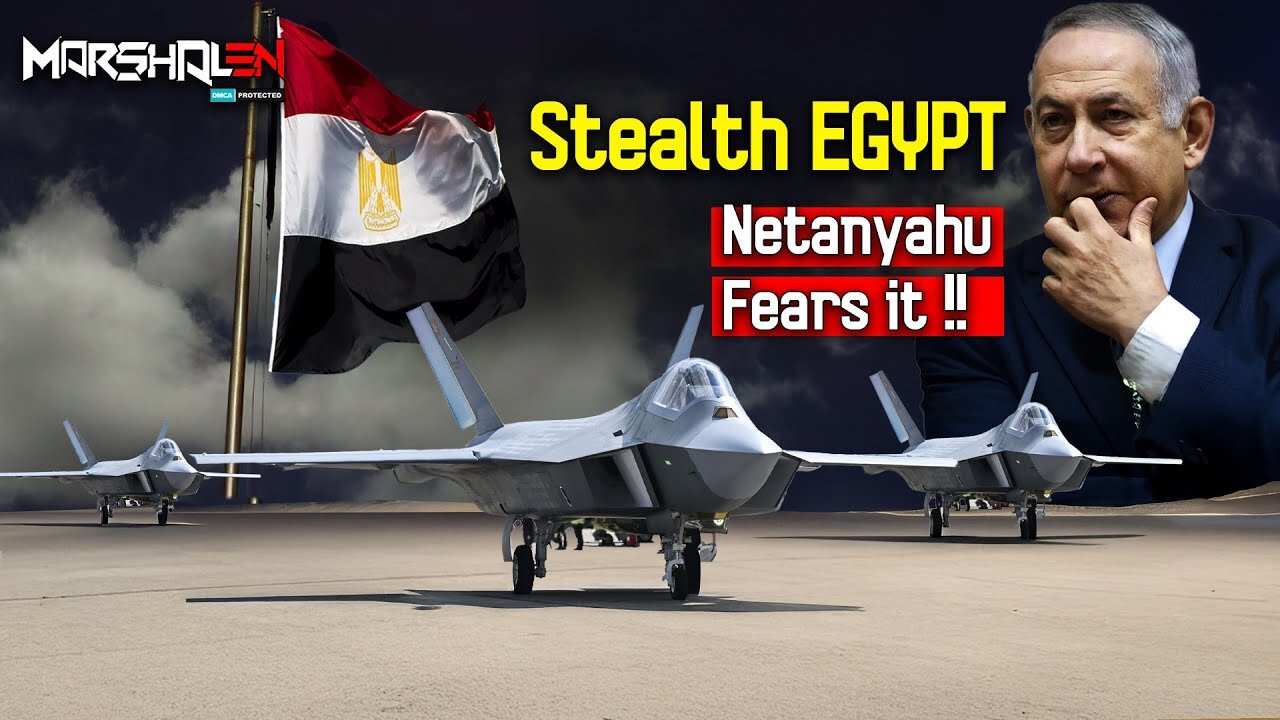 A new stealth fighter Netanyahu is trying to prevent from reaching the Egyptian army!!
