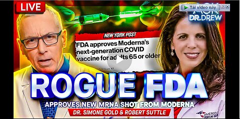 FDA Approves New mRNA mNEXSPIKE Covid Vaccine From Moderna, Angering Voters w/ Dr. Simone Gold