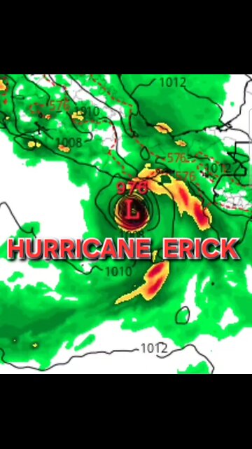 HURRICANE ERICK TO MAKE LANDFALL IN #MEXICO #HURRICANE #HURRICANEERICK