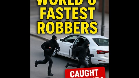 “World’s Fastest Robbers Caught on Camera – You Won’t Believe How Fast!”