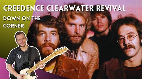 Como tocar DOWN ON THE CORNER (Creedence Clearwater Revival) - Aula Completa + PDF