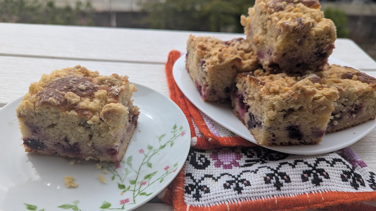 Apr 10-2025 Mixed berries Coffee Cake