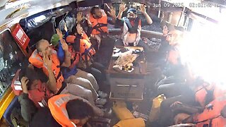 Israeli Navy sailors boarded the activist boat destined for Gaza, Madleen