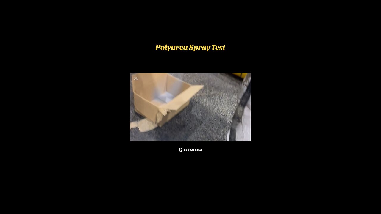Dried in 10 seconds - Polyurea