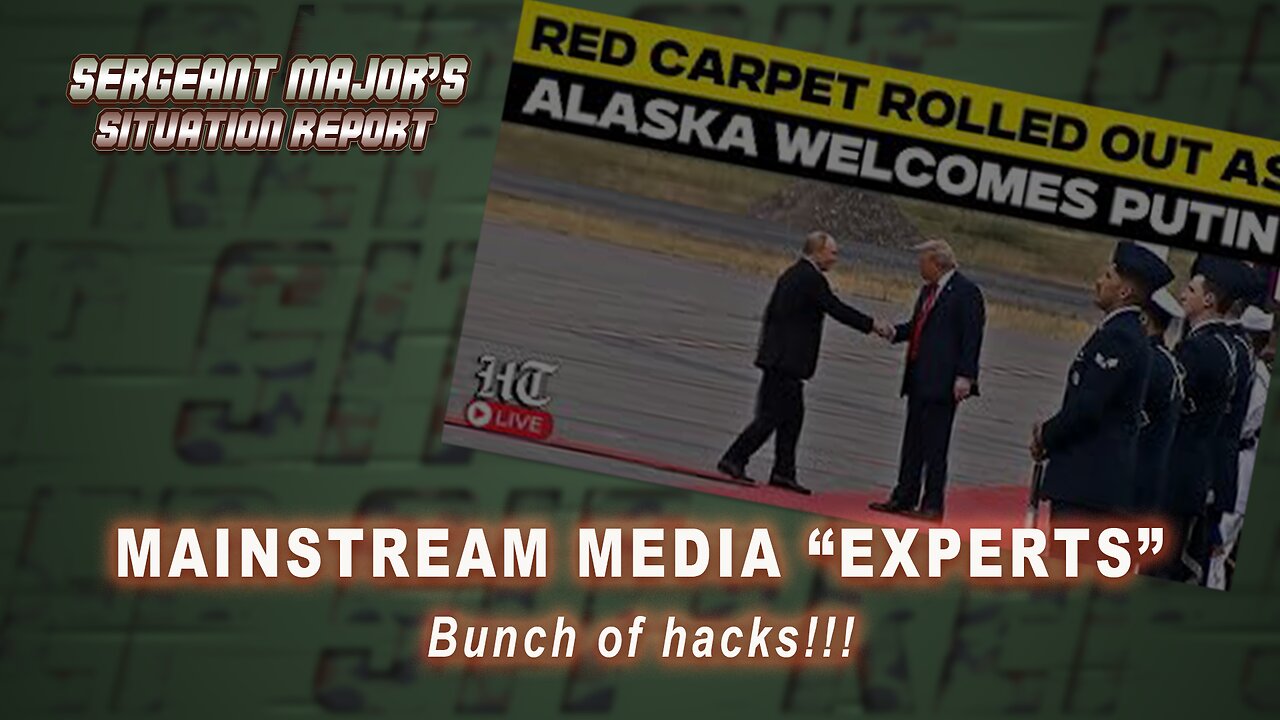 Mainstream Media "Experts" | Sergeant Major's Situation Report w/John Gillette