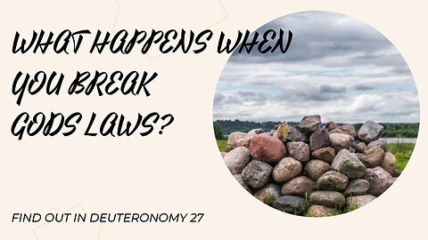 What Happens When You Break God's Laws?
