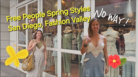 Free People Spring Styles and San Diego’s Fashion Valley Mall