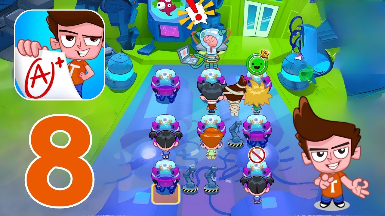 Cheating Tom 3 - Genius School - Gameplay Walkthrough Part 8 - Level 71-80 (iOS, Android)
