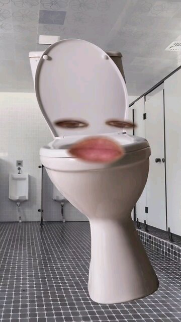 toilet face