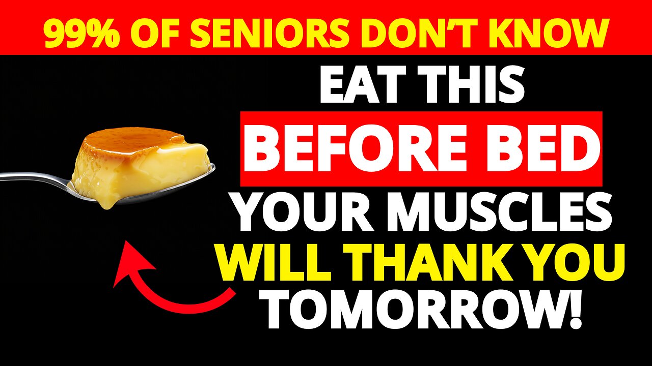 Your MUSCLES Are DISAPPEARING While You Sleep - Eat THIS Before Bed or LOSE 40% of Your Strength!