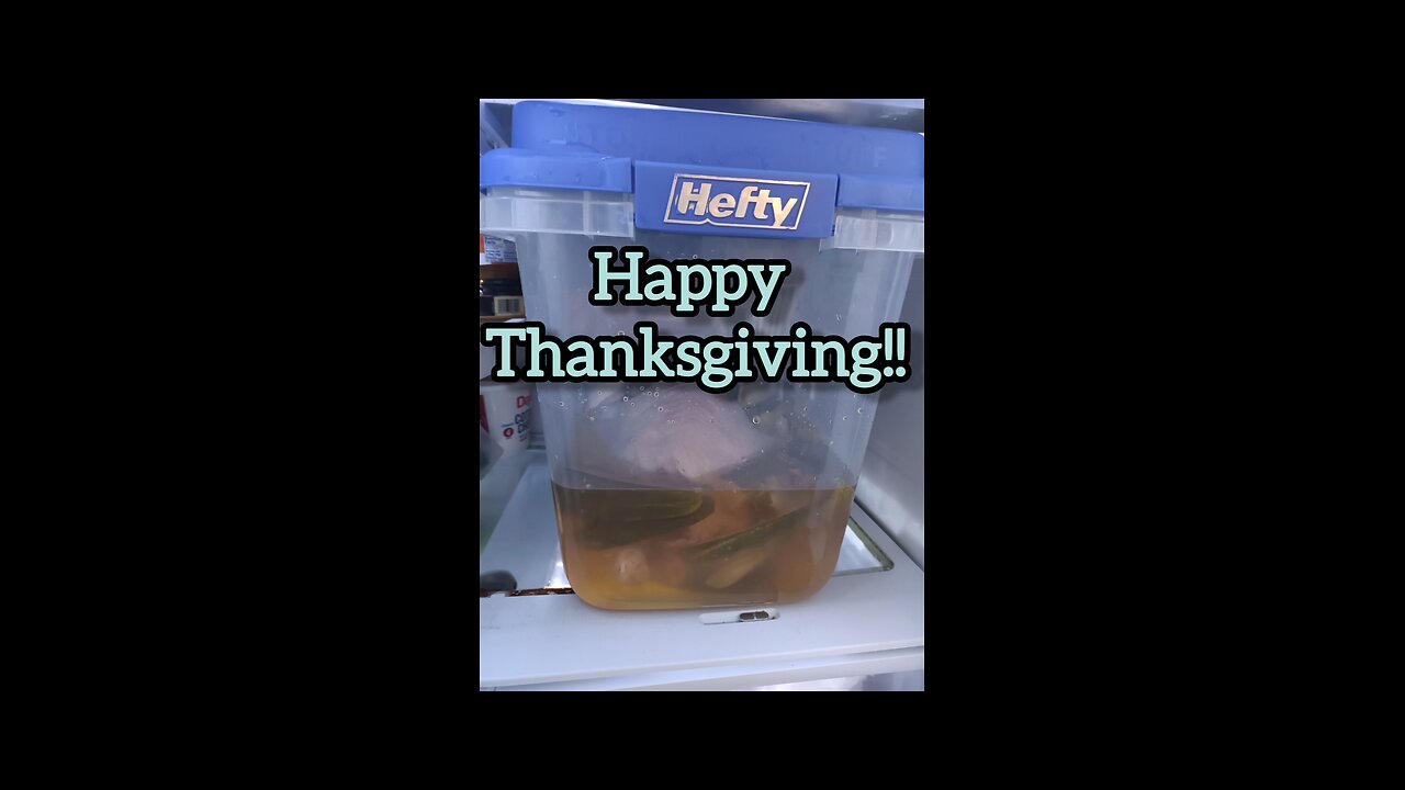 Pickle Turkey Brine