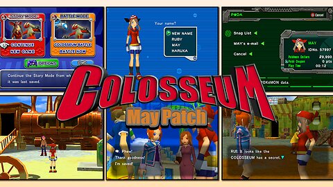 Pokemon Colosseum May Patch - GameCube ROM Hack, You can play as May, PC from anywhere, shiny locks