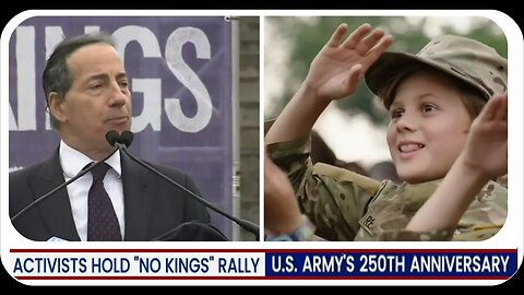 Dem incites revolt at No King protest during Army's 250th Anniversary - June 14, 2025