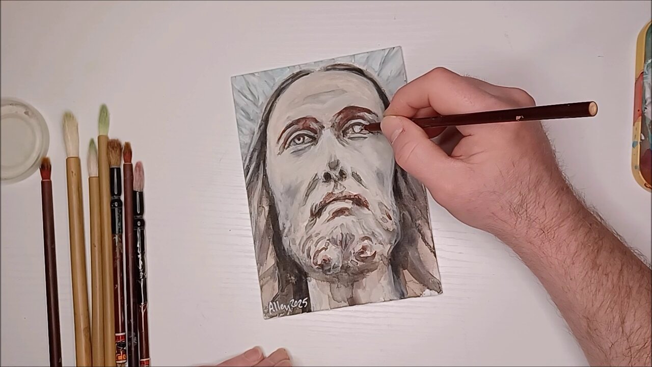 Painting Timelapse: "A Study in Values" by Mark J. Allen
