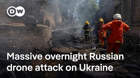 Russia floods Ukrainian skies with over 620 missiles and drones in large overnight attack | DW News