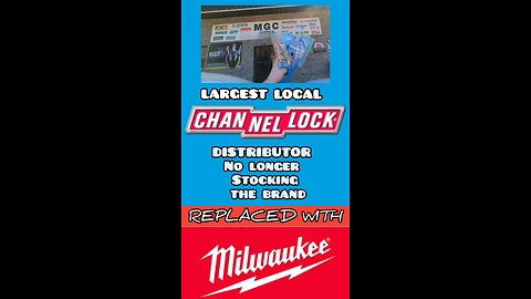 MILWAUKEE REPLACES CHANNELLOCK at the Largest Local Distributor