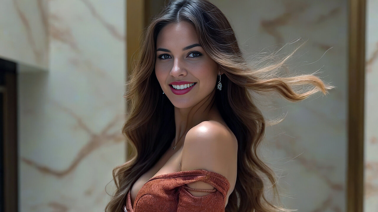 The Look That Stops Time | Nava in Her Marble Fantasy