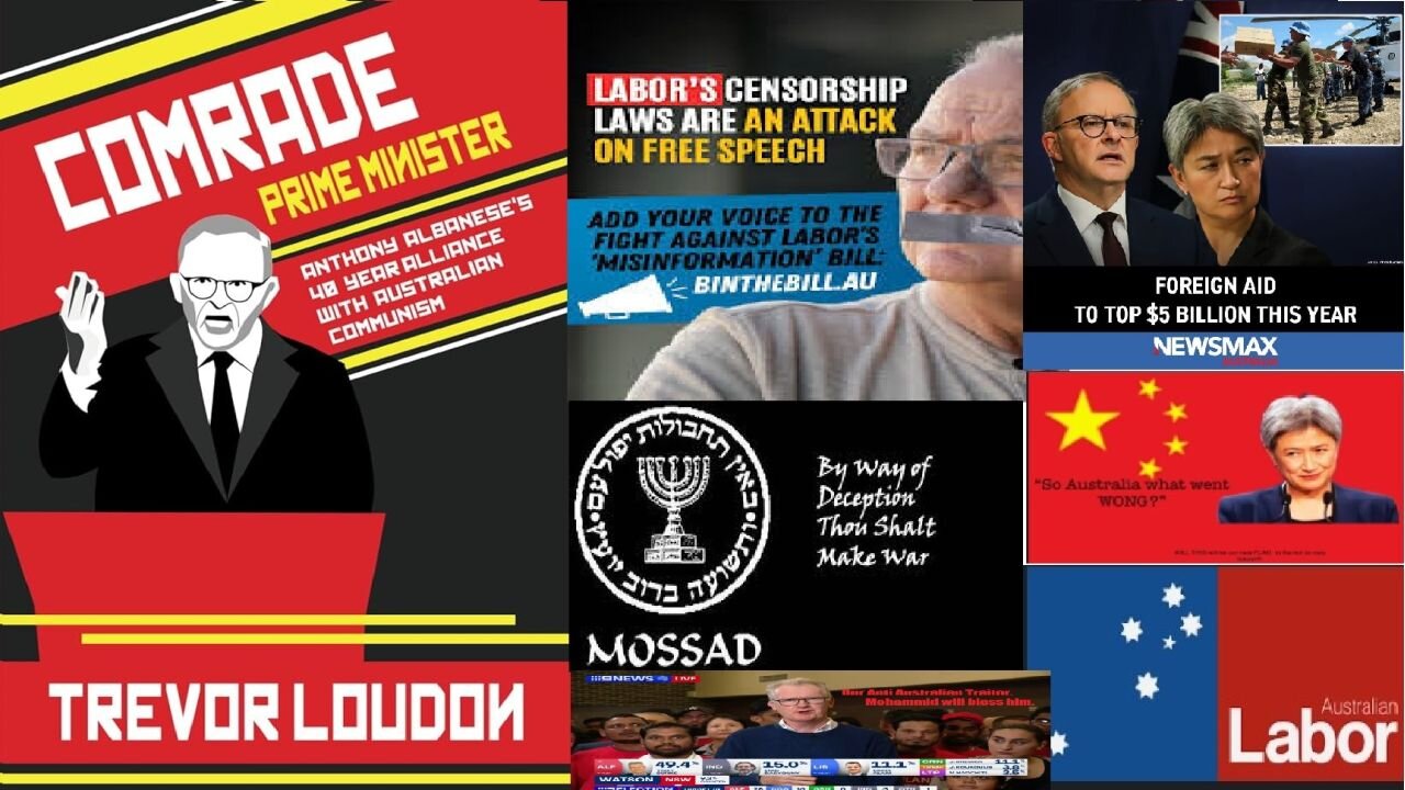 Comrade Prime Minister Criminal Traitor Filth Australia
