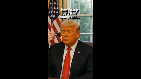 How Trump gets that orange tan... #funnyvideo #joke #comedy #cubans #latinos #humor #chistes #viral
