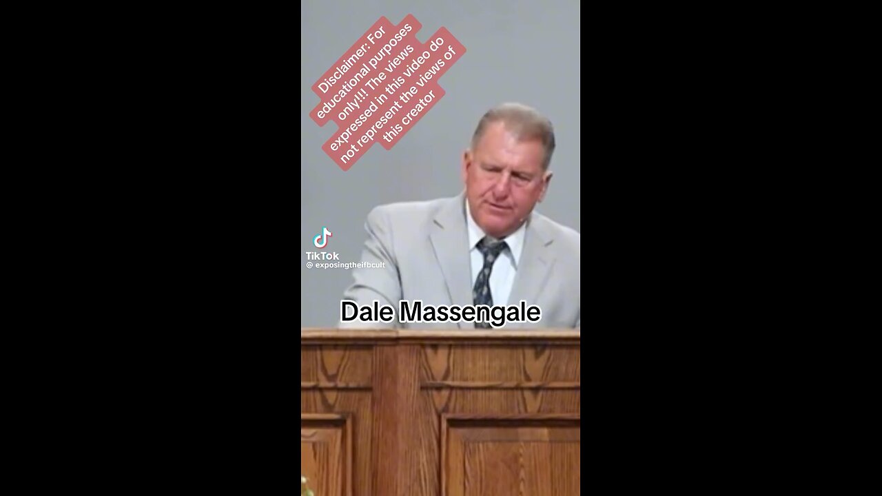 People like this shouldn’t be allowed anywhere near a pulpit!