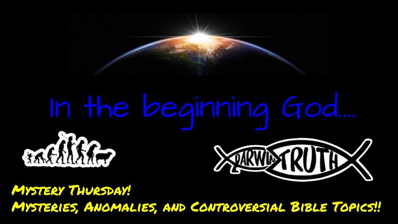 Mystery Thursday In the beginning God....