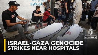 New wave of Israeli attacks hit Gaza City, targeting Palestinians outside two hospitals