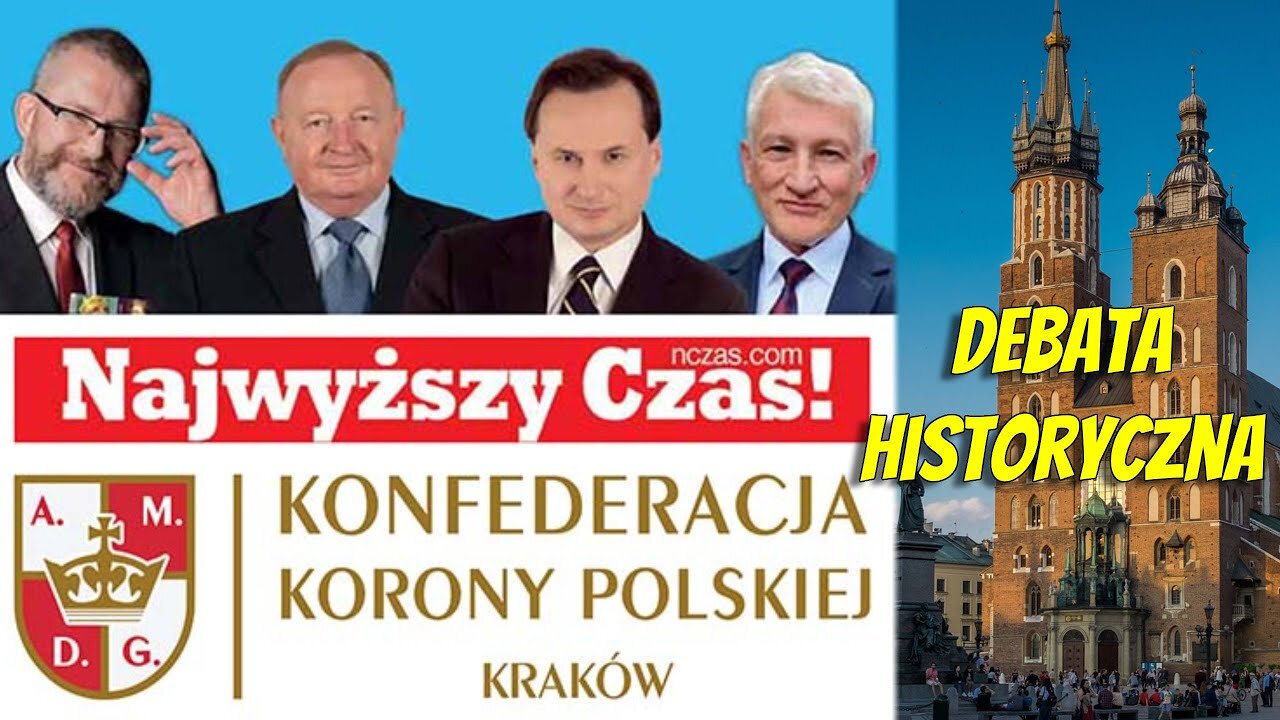 Debata historyczna z Krakowa! Z udziałem Grzegorza Brauna i Stanisława Michalkiewicza.