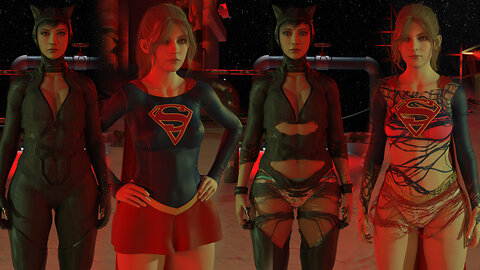 Superheroine Stripping Situation