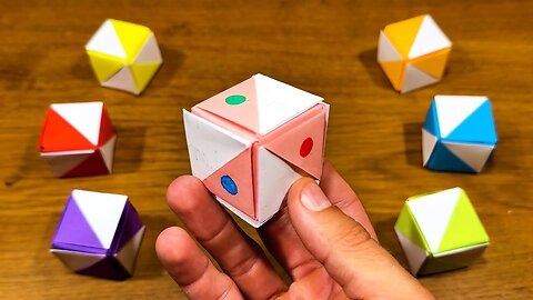 How To Make Paper Fortune Teller Dice - Fun & Easy Origami - Origami 4D