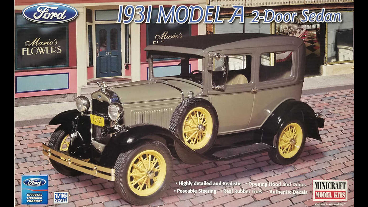 01 1931 Model 'A' Ford 2-Door Sedan Part 01